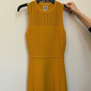 Lightweight knit sweater dress